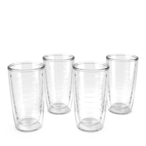 Tervis 16oz Clear Tumbler 4 Pack