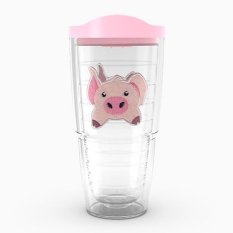 Tervis Insulated Tumbler With Straw Lid - 24oz Double-Wall Cup, Keeps Drinks Hot & Cold, Made In USA