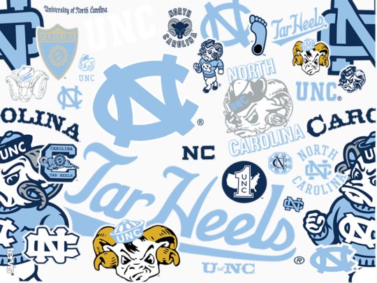 North Carolina Tar Heels - All Over
