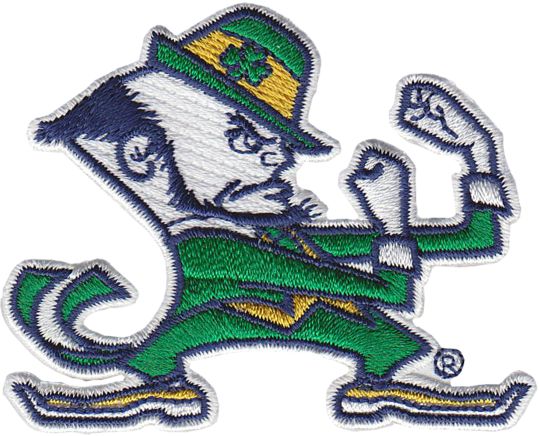 Notre Dame Fighting Irish Bottle Cap Wall Sign - Leprechaun