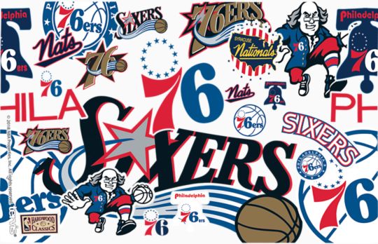 NBA&reg; Philadelphia 76ers - All Over