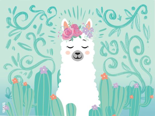 Llama Flora
