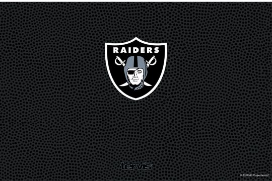 NFL® Las Vegas Raiders - Black Leather
