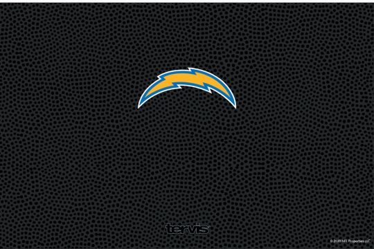 NFL® Los Angeles Chargers - Black Leather