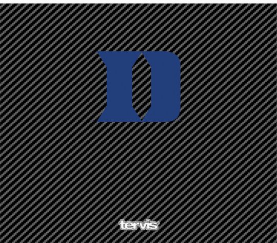 Duke Blue Devils - Carbon Fiber