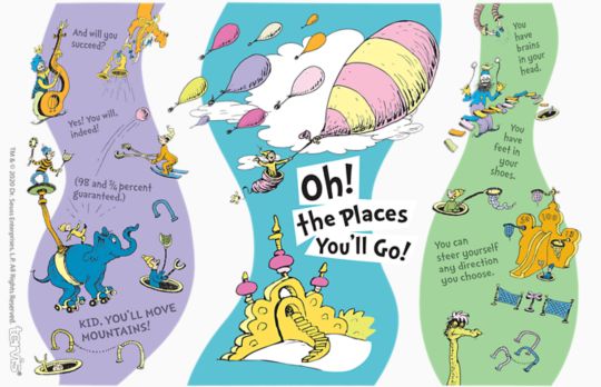 Dr. Seuss™ - Oh The Places You'll Go Quote