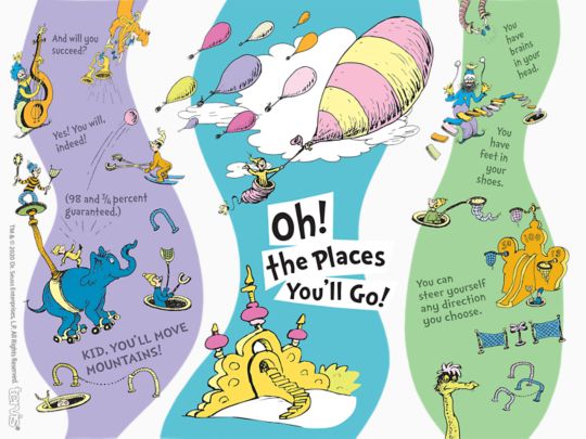 Dr. Seuss™ - Oh the Places You'll Go Quote