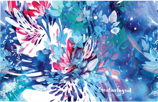 CreativeIngrid - Floral Wave