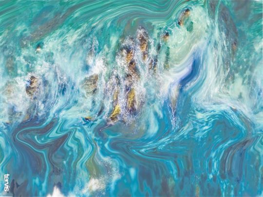 Teal Splash