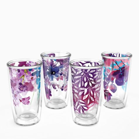 Watercolor Purple Floral Collection