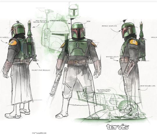 Star Wars™ - Boba Fett Schematic