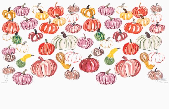 Sara Berrenson - Fall Pumpkin Pattern