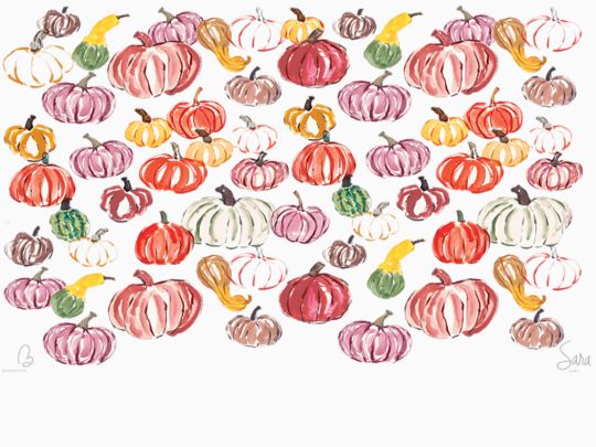 Sara Berrenson - Fall Pumpkin Pattern