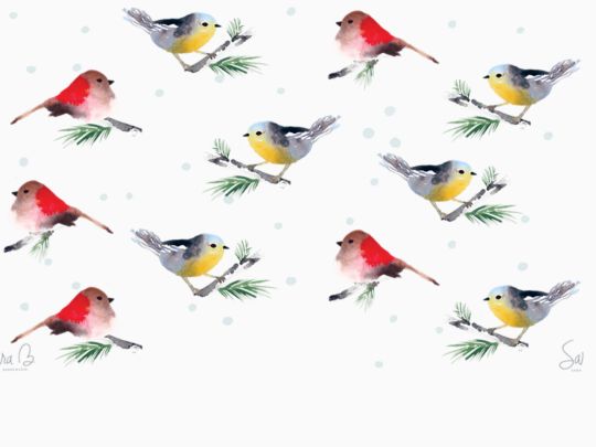Sara Berrenson - Chickadee Holiday