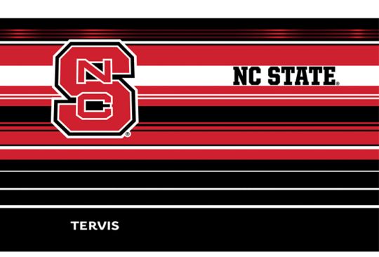 Nc State Wolfpack Hype Stripes 20 Oz Stainless Tumbler Tervis