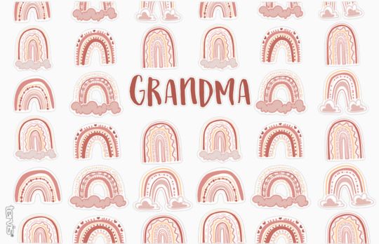 Boho Rainbow - Grandma