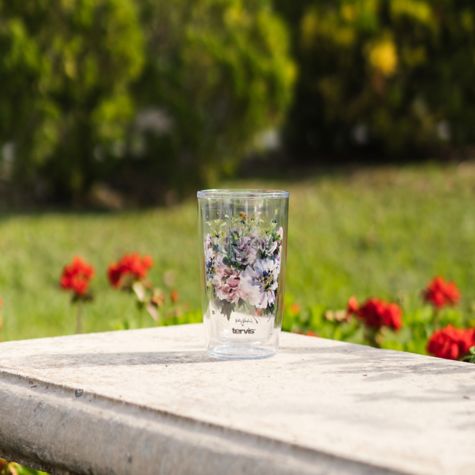Tervis Copo de viagem Neo Mint Floral feito nos EUA com isolamento duplo  mantém as bebidas frias e quentes, 680 ml, clássico