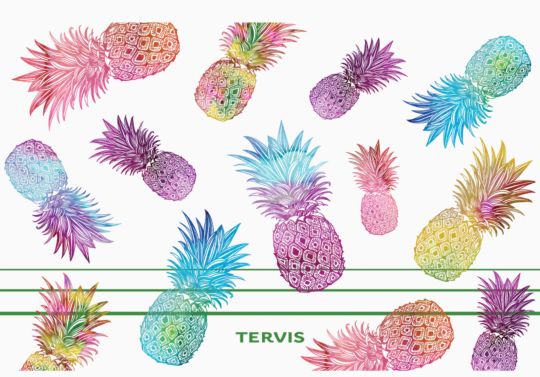 Watercolor Pineapple