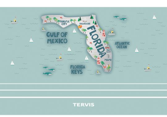 Florida Fun Map