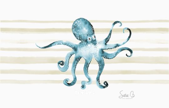 Sara Berrenson - Blue Flash Octopus