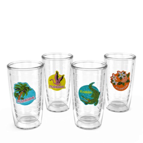Vintage Florida Collection | 16 oz Tumbler 4 Pack | Tervis