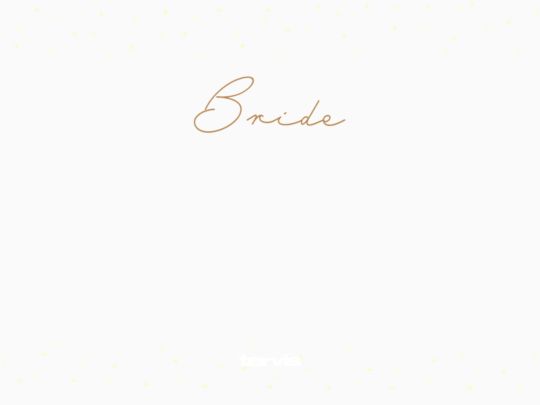 Bride - To Hold