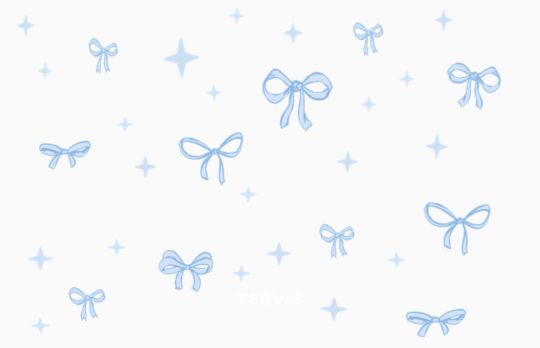 Starlit Bows Blue