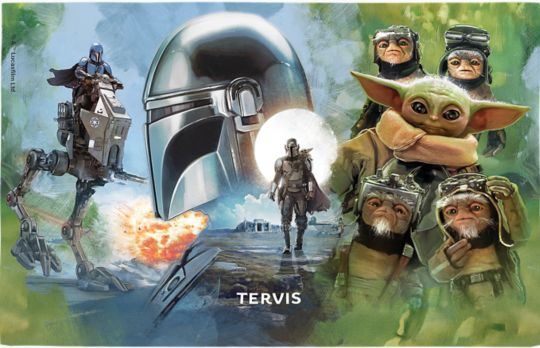 Star Wars&trade; -&nbsp;The Mandalorian & Grogu Collage