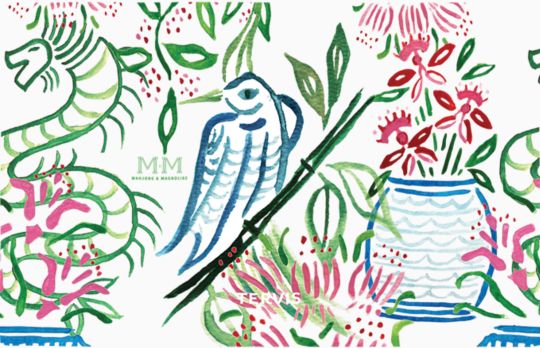 Mahjong & Magnolias&reg; - Painted Bird