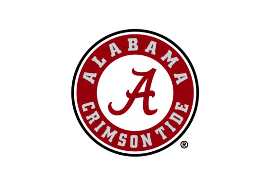 Set of 4 Alabama Crimson Tide Football Arby's Promo 16 oz. Glass Tumbler