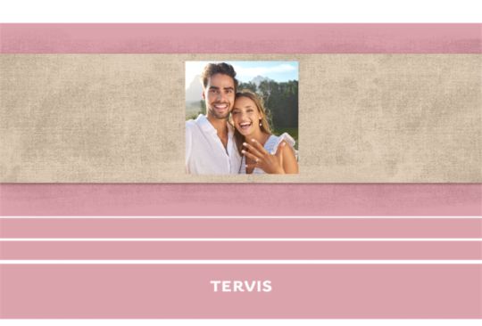 Sand on Pink - 1 Photo Custom Template