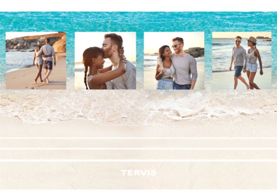 Beach - 4 Photo Custom Template