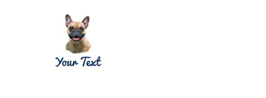 Custom French Bulldog Face