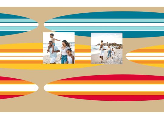 Sunset Surfboard Custom Template - 2 Photos