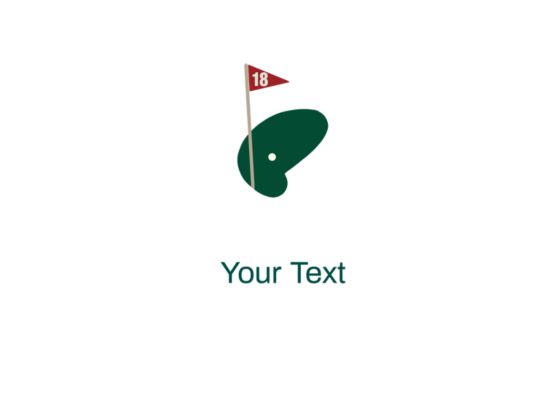 Personalized Vintage Golf 18th Hole