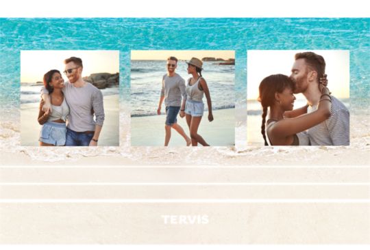 Beach - 3 Photo Custom Template