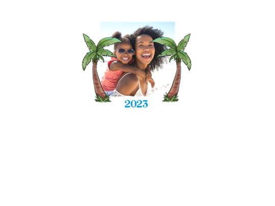 Palm Tree Photo Frame