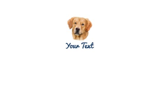 Custom Golden Retriever Face