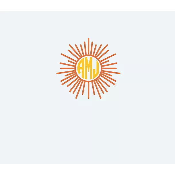 Sunburst Monogram
