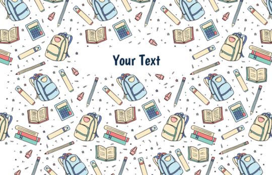 Custom School Scribbles