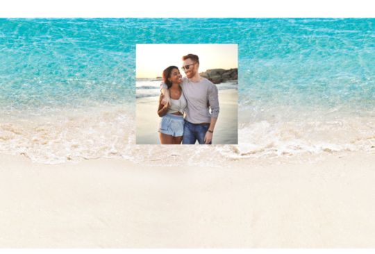 Beach - 1 Photo Custom Template