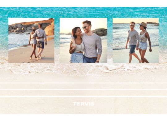 Beach - 3 Photo Custom Template