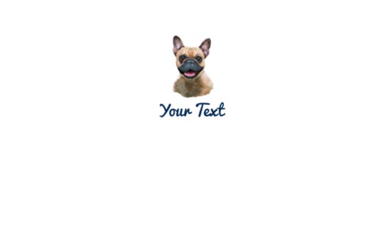 Custom French Bulldog Face