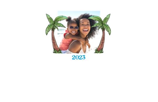 Palm Tree Photo Frame