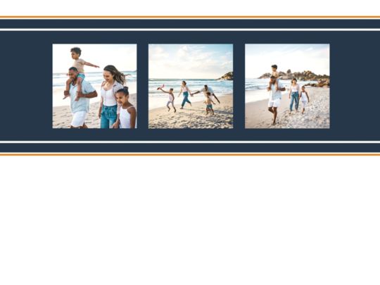 Horizon Line - 3 Photo Custom Template