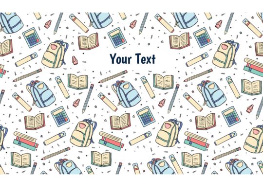 Custom School Scribbles