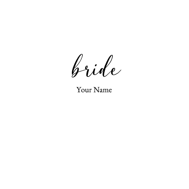 Bride Script