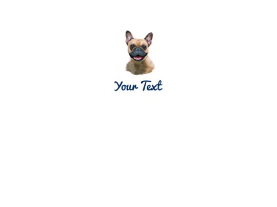 Custom French Bulldog Face