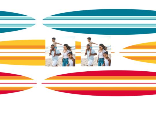 Sunset Surfboard Custom Template - 2 Photos